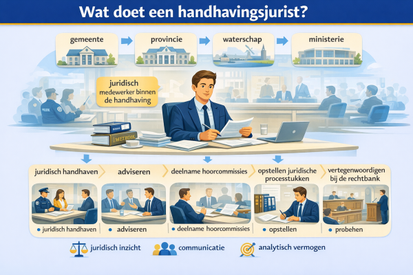 Alles over het beroep handhavingsjurist Wat doet een handhavingsjurist